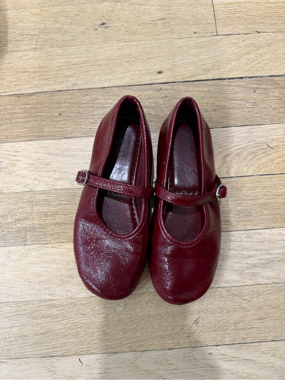 Girls' Burgundy Mary Jane Shoes